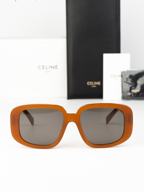 Celine Women Sunglasses Brown Grey Square CL40299U 45A NEW AUTHENTIC main image 6
